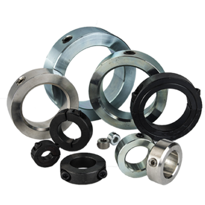Shaft Collars, Power Rite Shaft Collars are made of quality materials to strict tolerances and are available from stock in a wide variety of types and sizes.