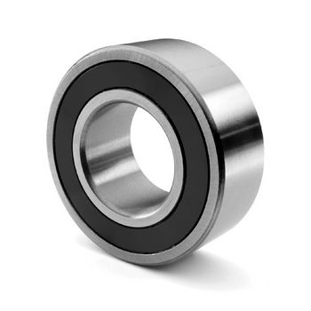 Double Row Angular Contact Ball Bearing, 40 mm Bore, 62 mm OD, 20.6 mm Width, Double Shielded