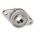 Solve Industrial | 2-Bolt Flange Ball Bearing Mounted Unit, 1.1875 In