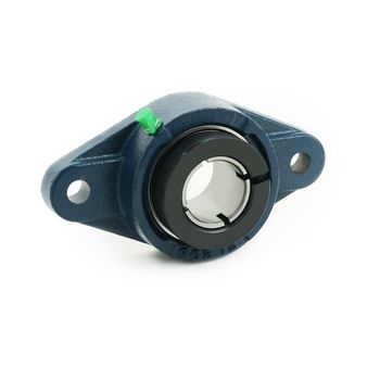 2-Bolt Flange Ball Bearing Mounted Unit, 1.1875 in Bore, Concentric Collar Locking